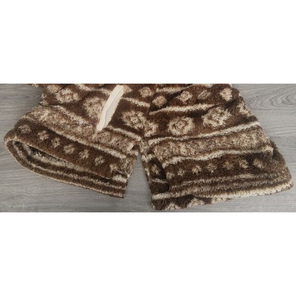 LuLaRoe Womans XS Nancy Half Zip Pullover Sweater Brown Creme Pre-Loved - Picture 6 of 8